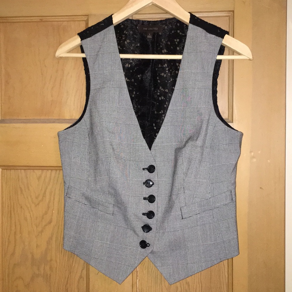 The Limited - Size Medium - Vest with lace back